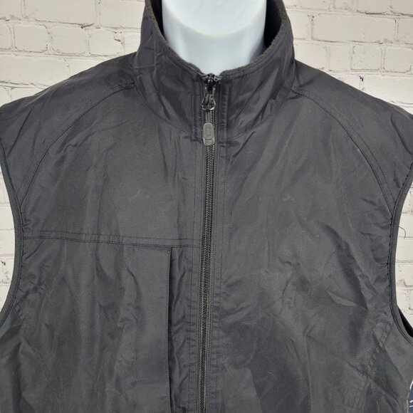NWT Port Authority Black Soft Shell Water Wind Resistant Fleece Lined Zip Vest L - Picture 7 of 16